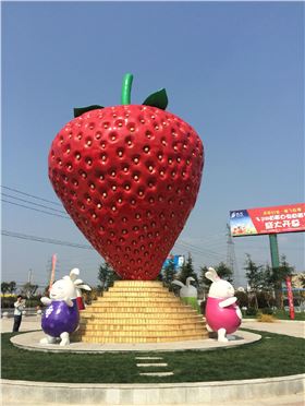 草莓雕塑 安徽雕塑制作 江苏雕塑工厂