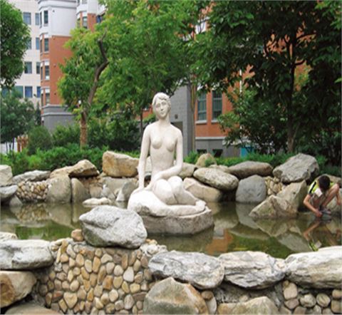 《美人鱼传说》-合肥学府花园景观雕塑