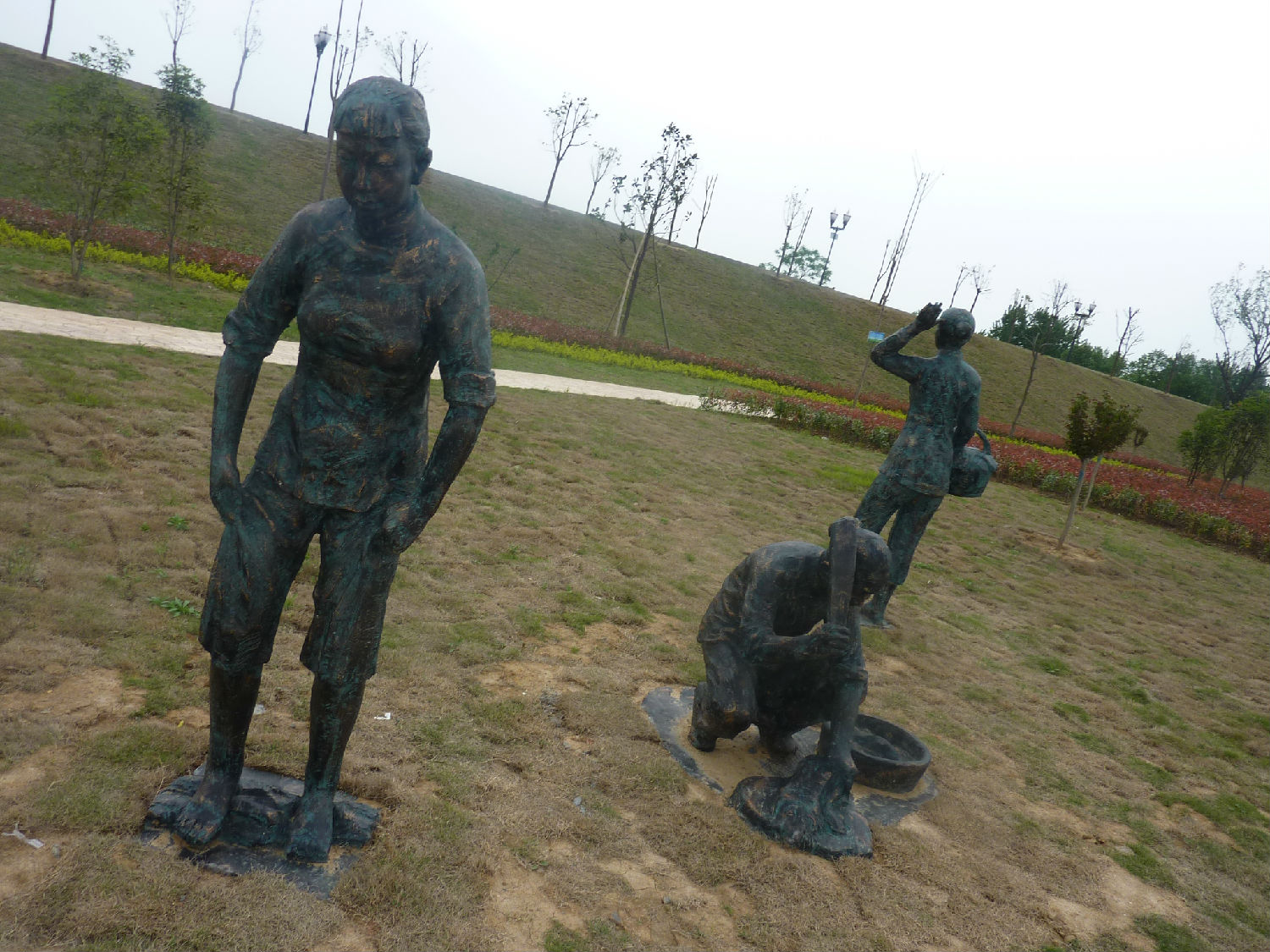 安徽潜水河雕塑景观工程-人物雕塑为主