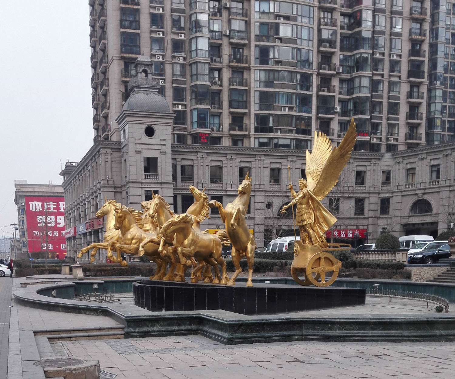 安徽华派雕塑制作北京酒店雕塑