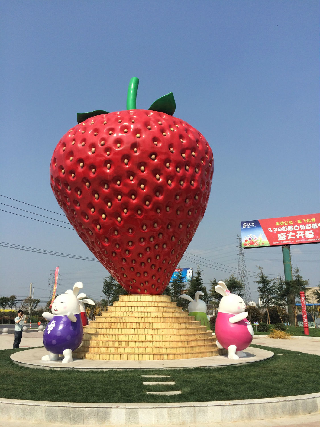 草莓雕塑 安徽雕塑制作 江苏雕塑工厂