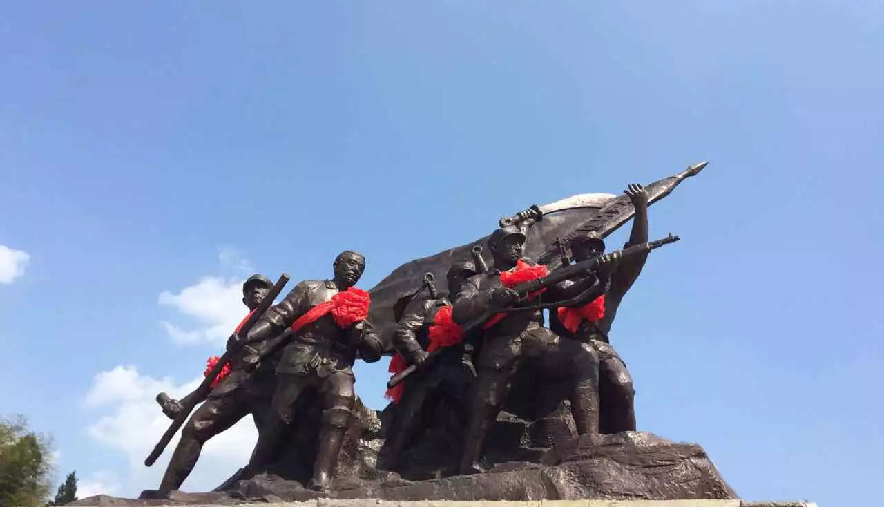 安徽雕塑 红色文化雕塑景观 燕子河大峡谷景观雕塑