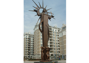 《东方女神》-合肥太阳岛花园主题雕塑