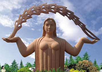 《大地母亲》-宁国世界木屋村雕塑
