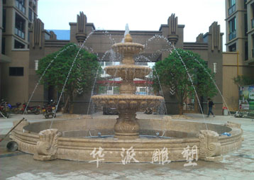 湖南长沙石雕喷泉制作、施工